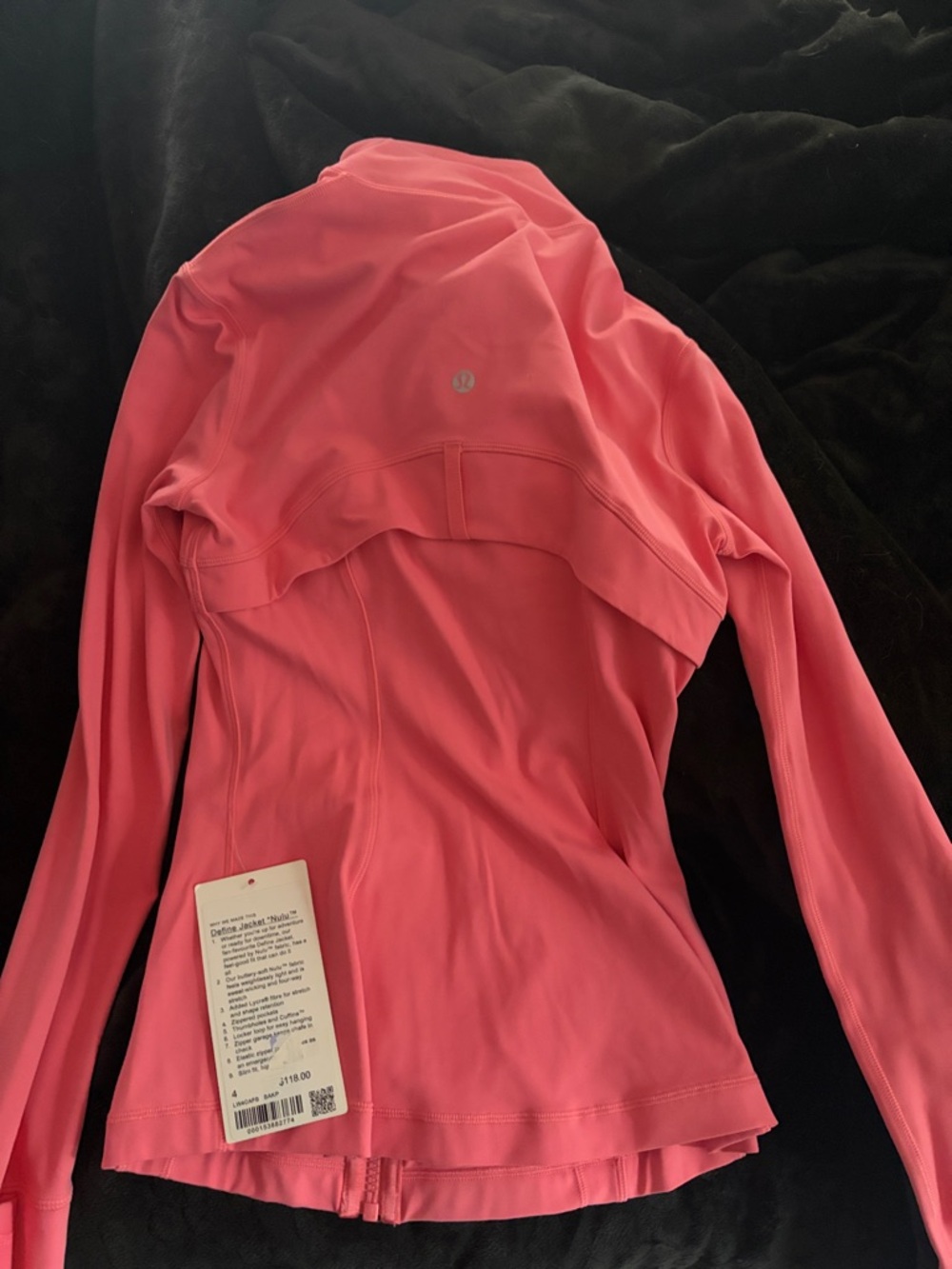 lululemon athletica Coral Pink Full-Zip Utility Jacket - Picture 3 of 3